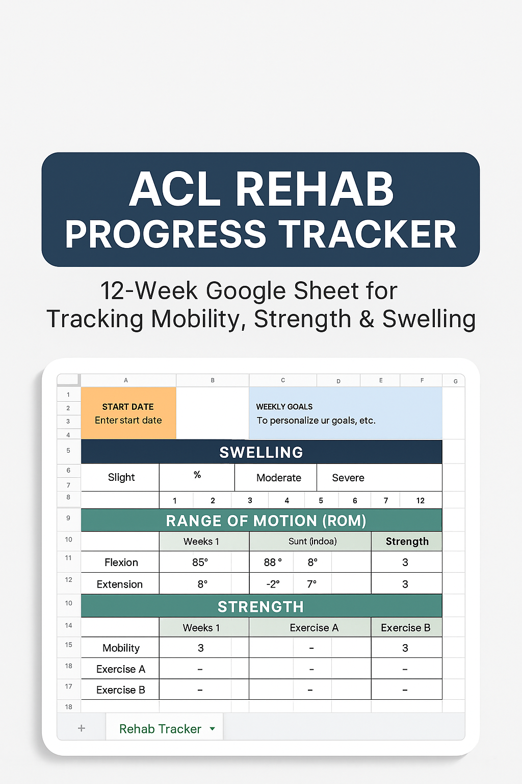 ACL Rehab Tracker